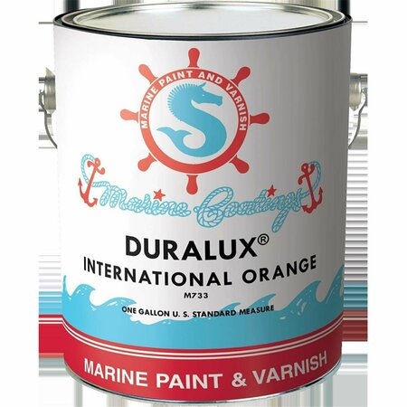 VERTEX M733-1 1 gal International Orange Marine Enamel VE3579204